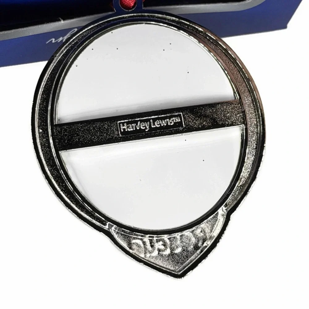 Pet Rescue Ornament - Red and Silver